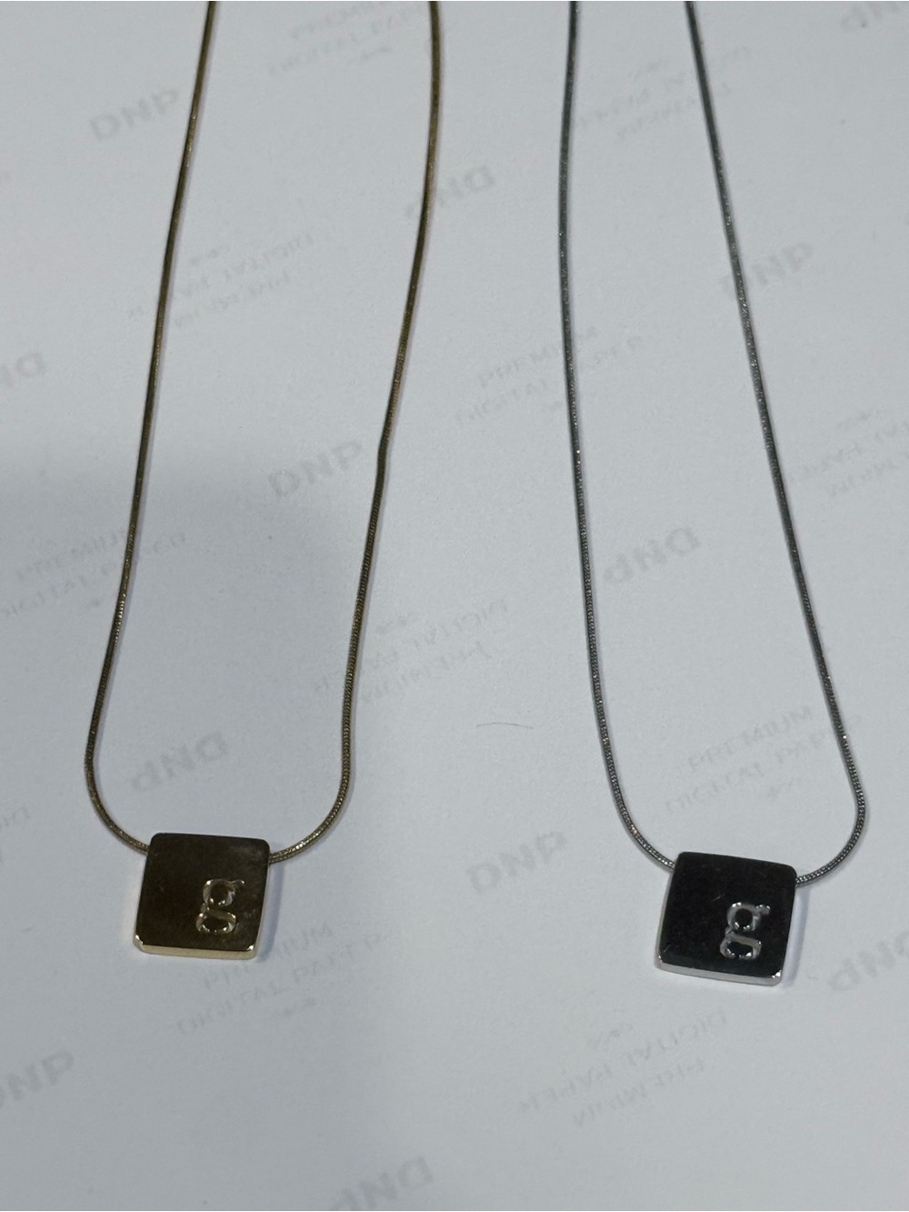 Kate Forty Eight initial necklace G